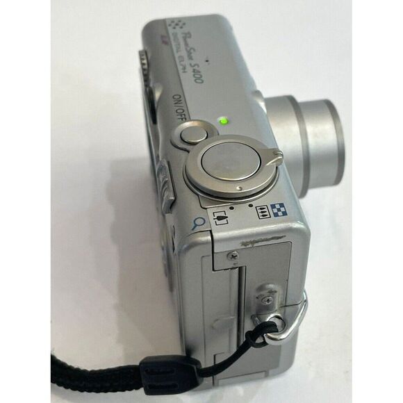Canon Digital Elph PowerShot S400 Camera W/ 2 Batteries/SD Card 8GB READ - Picture 10 of 16